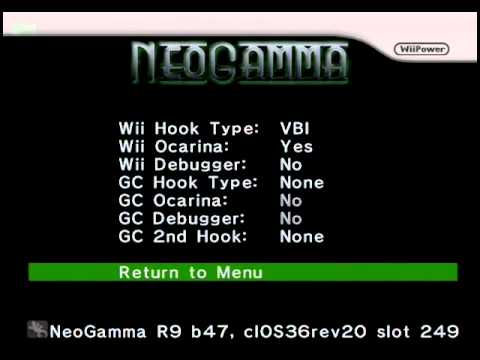 how to install neogamma r7 on wii